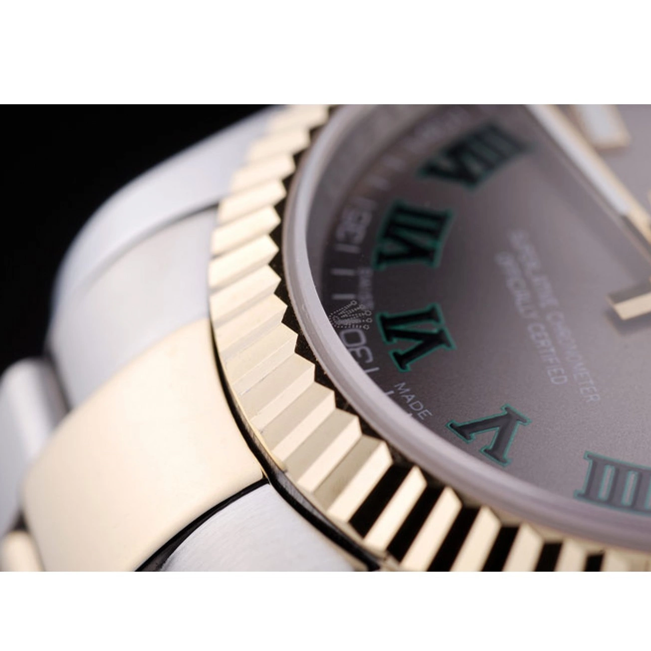 MiroTime 0817 Rolex Datejust Grey Dial Ribbed Bezel 7460